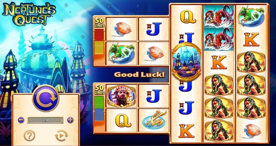 Neptune gold slot machine