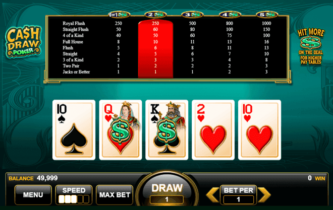 come si vince a video poker on line
