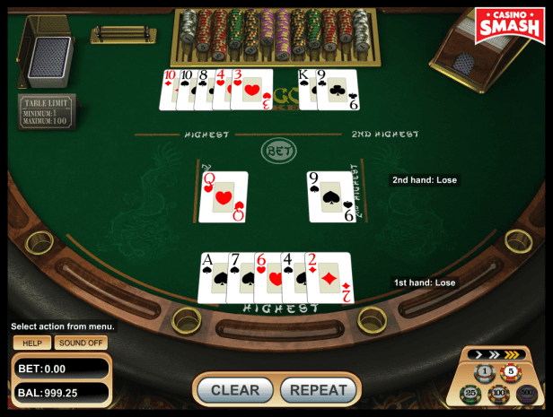 pai gow poker strategy trainer