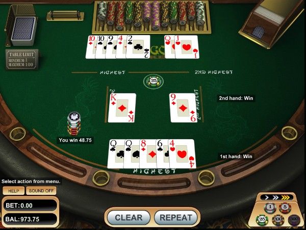 pai gow poker online