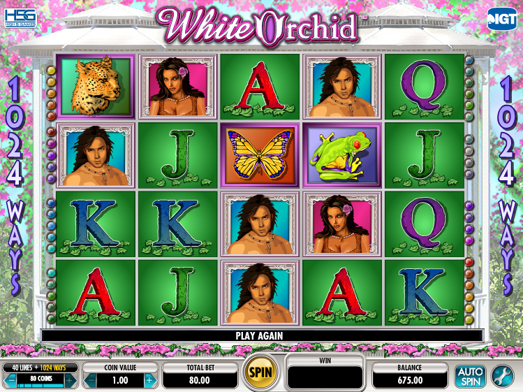 Play White Orchid Slot Machines Free