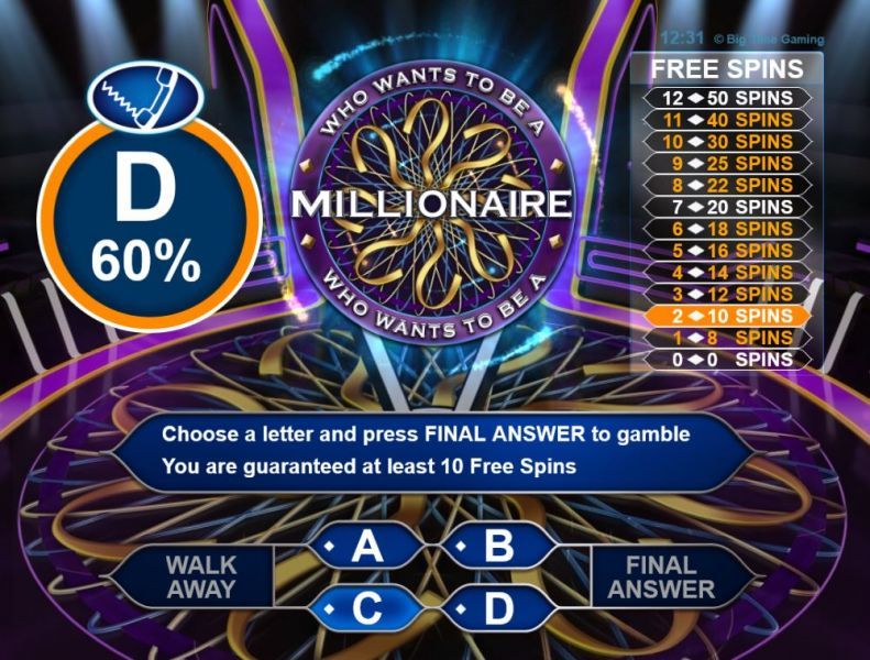 Who wants to be a millionaire online game