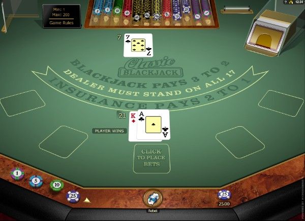 What does double down and split mean in blackjack card game