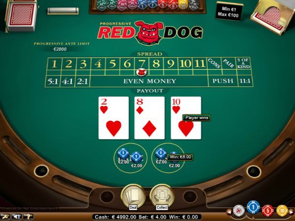 Red dog casino comp points