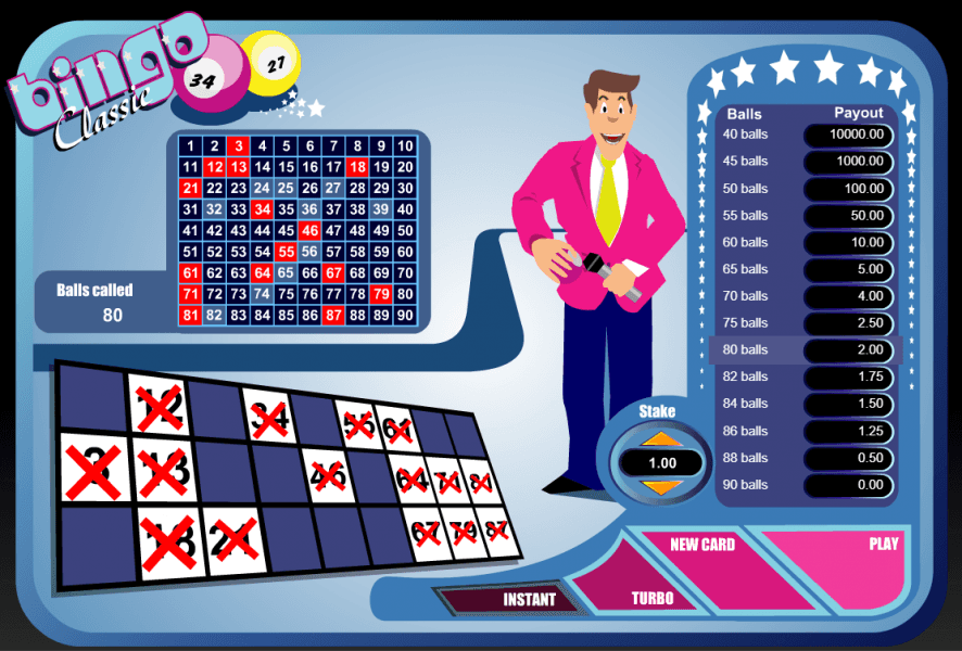 Classic bingo games online text twist