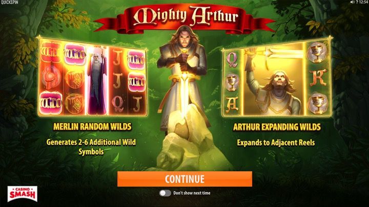 Mighty Arthur Slot Machine Online