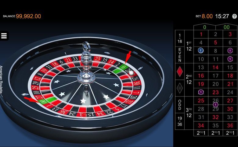 simple roulette game using 2 classes