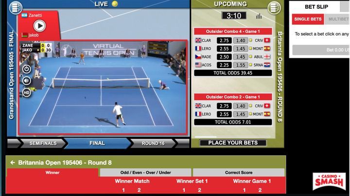 Virtual Tennis Online Sports