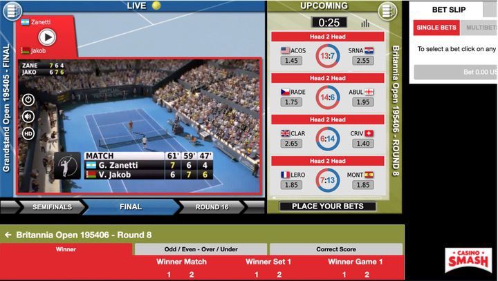 Play Virtual Tennis Online