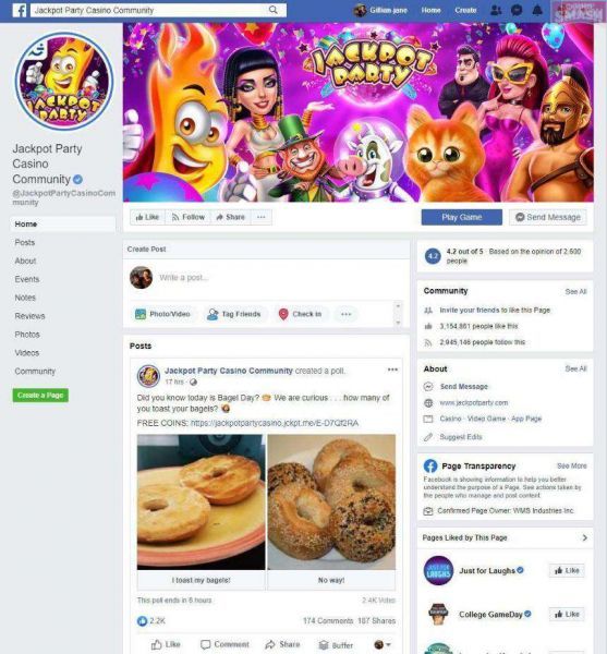 jackpot party free coins 2019