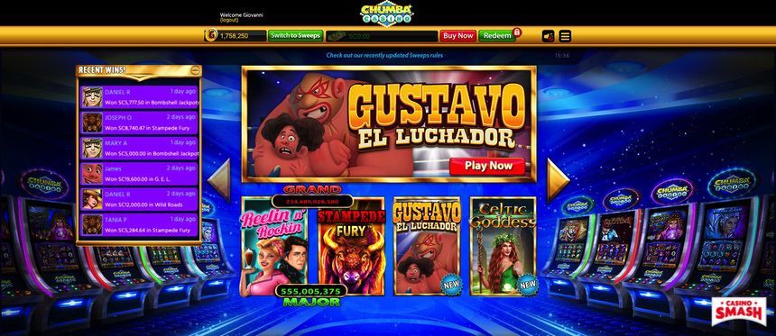 chumba casino app login