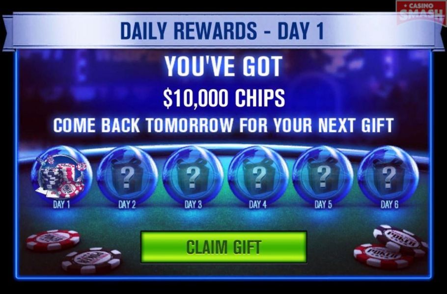 Free wsop bonus chips