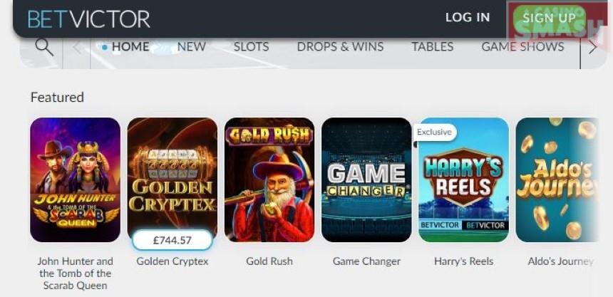 BetVictor has a great casino app for iPhones