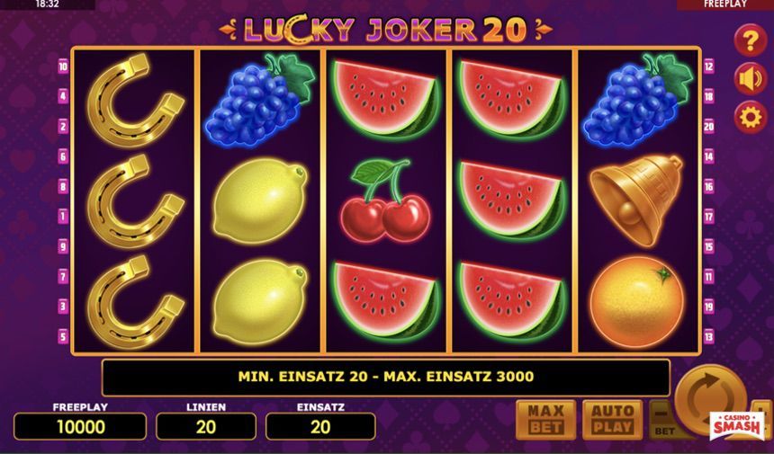 Lucky Joker 20 play classic slots online free