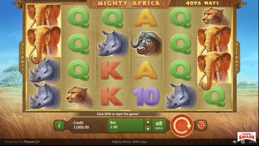 free classic slot machine games Mighty Africa