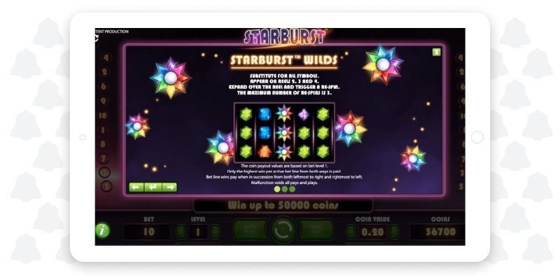 Starburst slot how much can you win