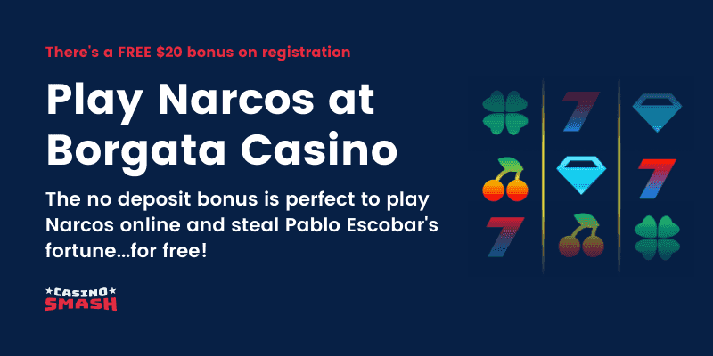 Borgata is the best casino with free spins on Narcos