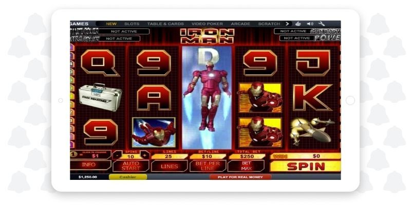 Iron Man slot machine