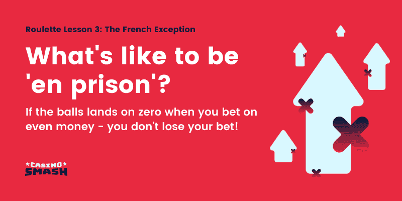 French Roulette odds and en prison rule