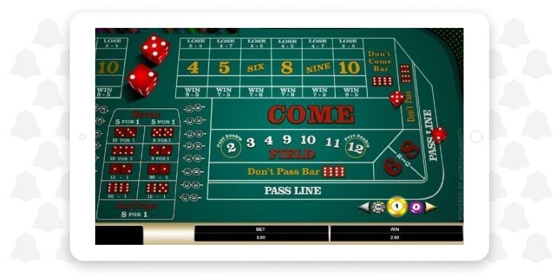 craps simulator the pass line win
