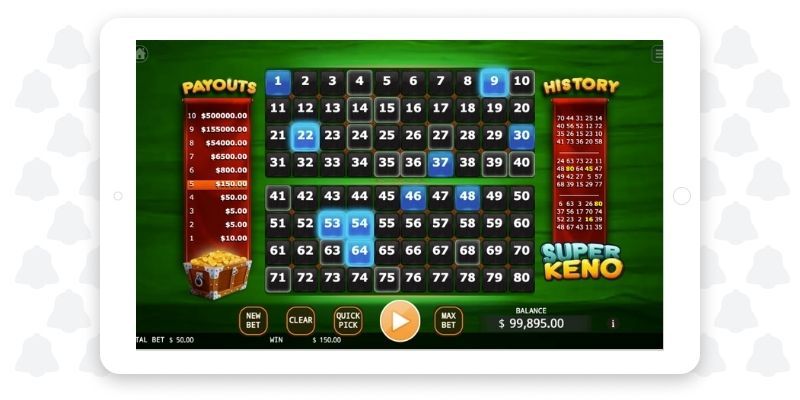 best keno numbers massachusetts algorithm