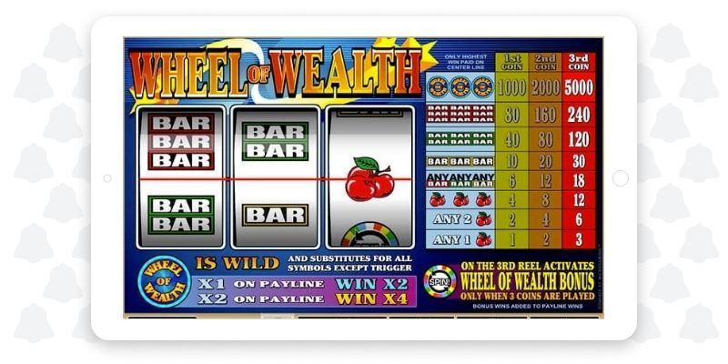 single pay line slot machine