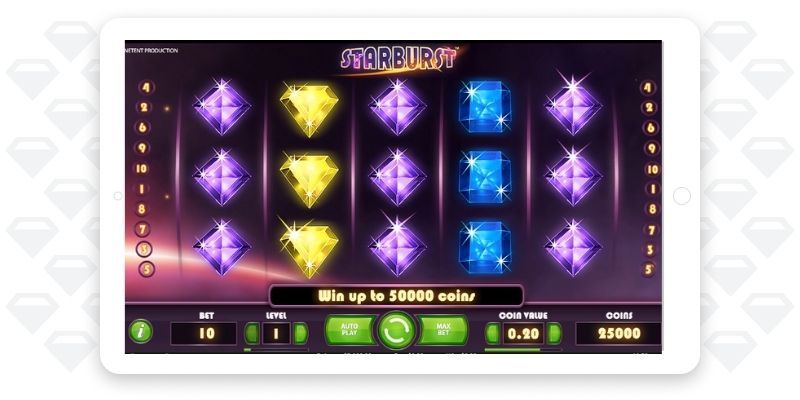 Starburst slot