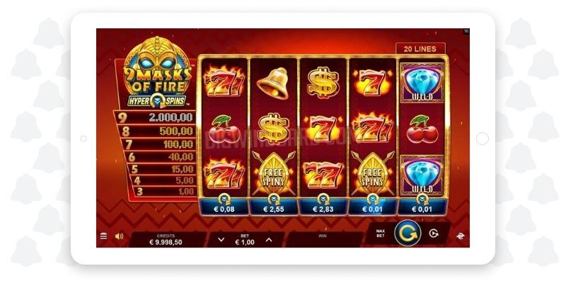 9 Masks of Fire Slot
