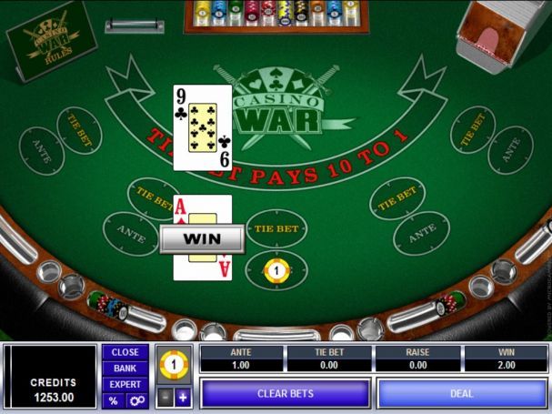 Casino War online, free