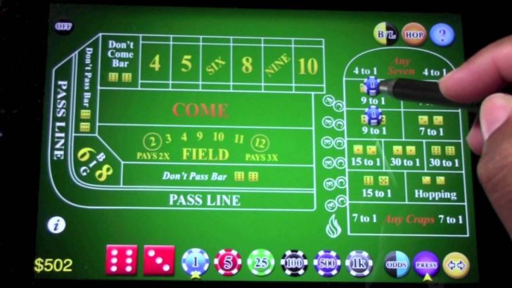 odds on numbers in craps