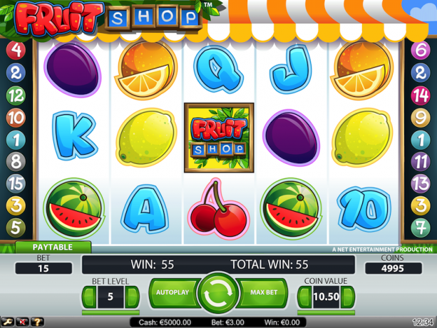 Fruit Shop slots tournament