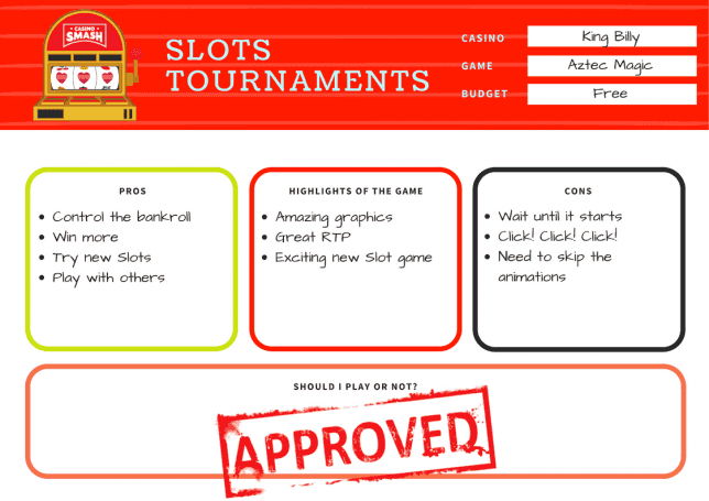 Online slots tournaments pros and cons