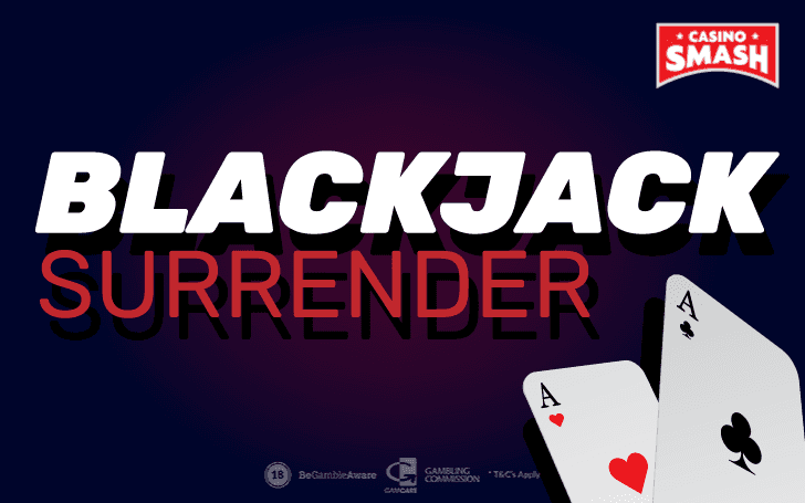 how to signal surrender blackjack