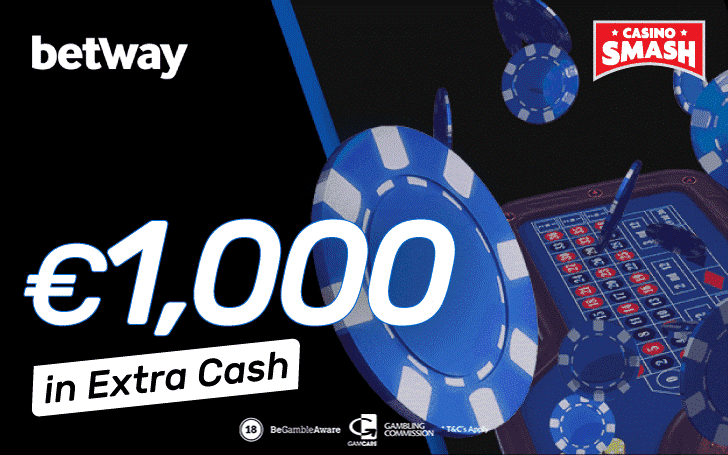 €1000 in extra cash at Betway Casino
