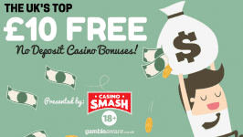 Top £10 FREE No Deposit Casino Bonus Deals for UK Players