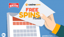 free spins at Casino.com