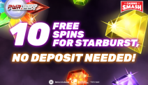 Play Starburst with a no deposit bonus
