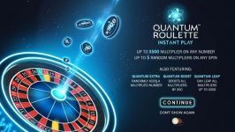 Quantum Roulette Instant Play: Win up to £250,000!