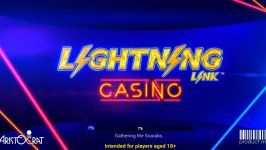 Lightning Link Casino Yellow Logo with Lightning
