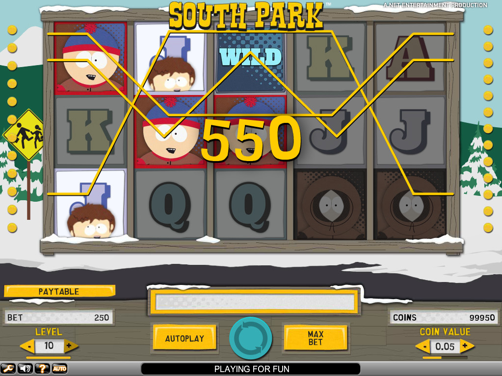 south park slot big win