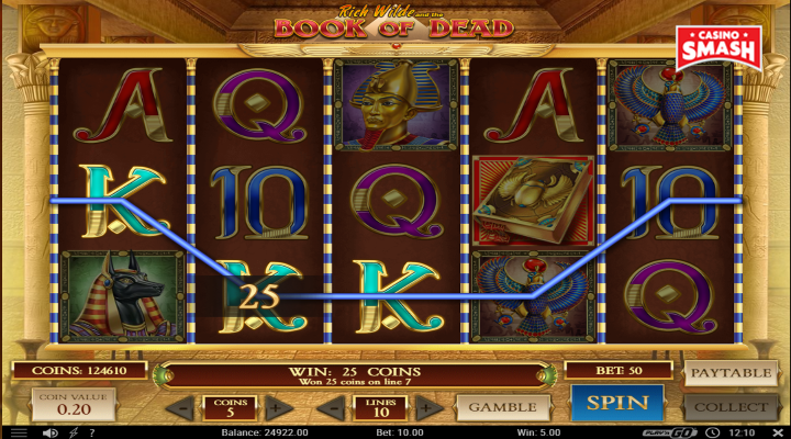 play book of dead slot