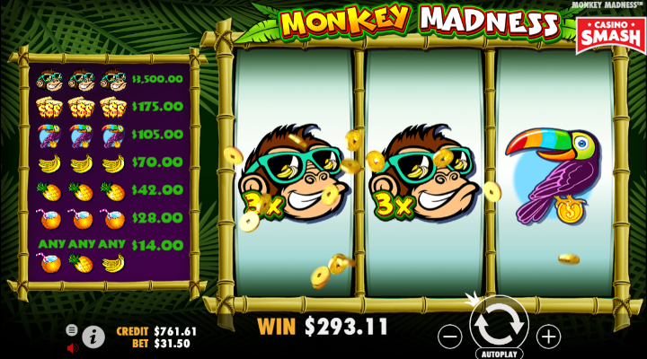 Monkey Madness™ Slot ᐈ Play Online with Bonuses