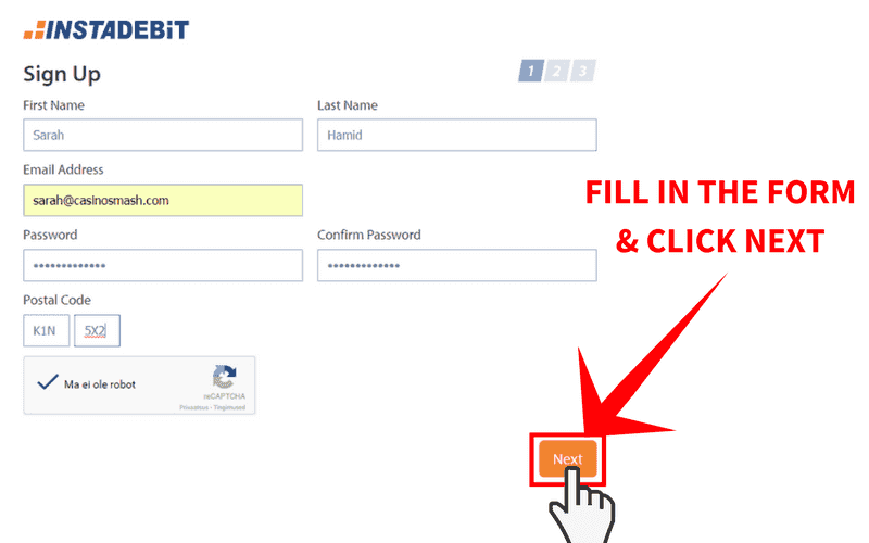 Online Casinos that Accept Instadebit Step 3