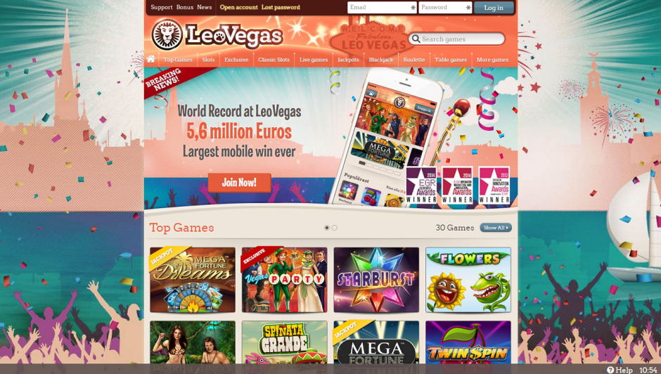 Leo Vegas Casino Nuovo in Italia