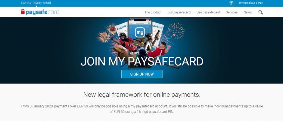 Online casino with paysafecard