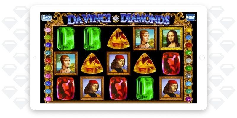 Da Vinci Diamonds free spins bonus