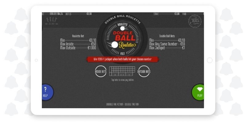 Double Ball Roulette Online Live Dealer