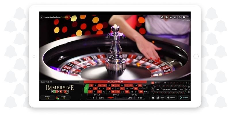 Immersive Roulette Live Online