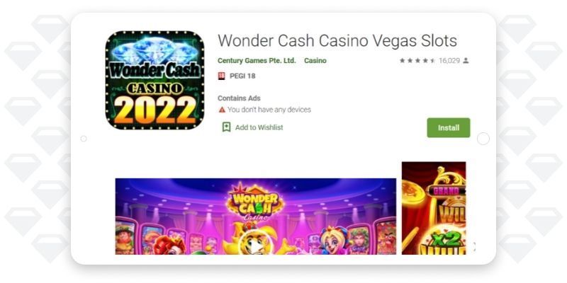 Wonder Cash Casino App