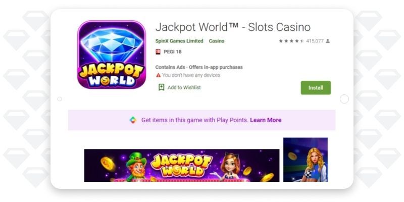 Jackpot World App